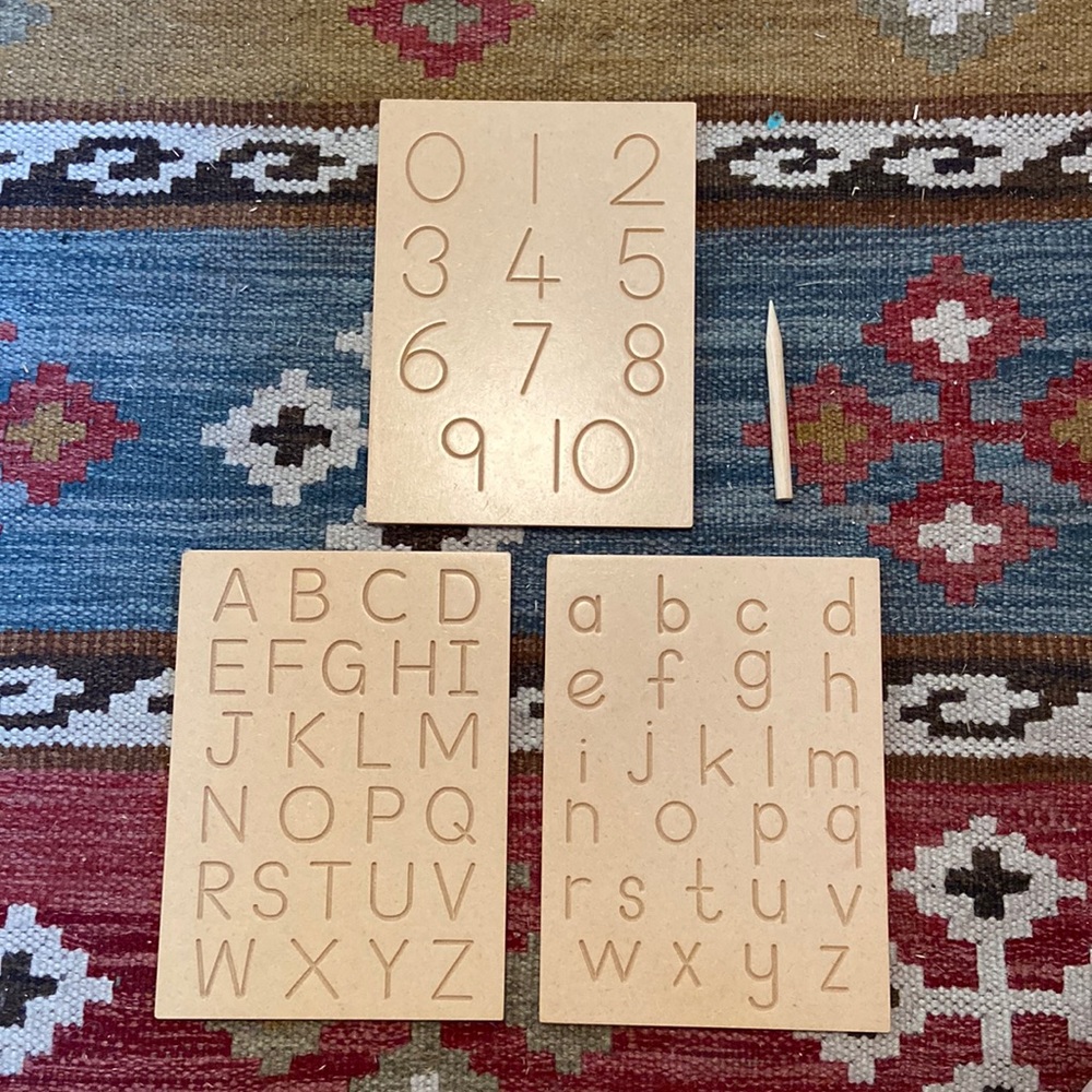 Montessori Tracing Boards